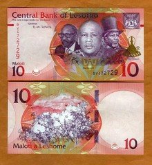 Lesotho, 10 Maloti, 2024, P-21d, UNC New Signature