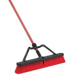 Libman Commercial 823 24" Multi Sweep - Red Brace Handle Lot of 3