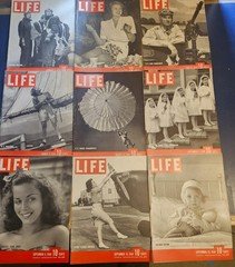 LIFE Magazine U Pick (3) Lot - 1940-1945🔥EXC/NEAR MINT! 🔥 WWII 1941 1942 1943