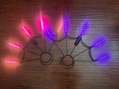 Light toys Pyroterra LED Fans Pair with charger, remote and carry case GREAT 