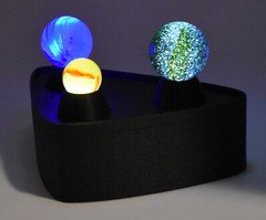 Light up Lighted Marble Display For CAC Peltier Alley German Glass Marbles 9volt