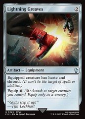 Lightning Greaves 349 U Normal FIC MTG NM