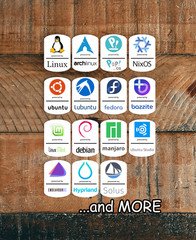 Linux PC Case Stickers - Choose one!