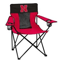 Logo Brands Ncaa Nebraska Cornhuskers Elite Chair Unisex Adult Chair Two Cup