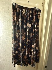 Long Floral Skirt
