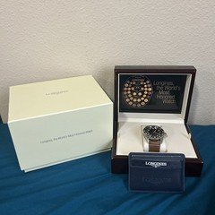 Longines Spirit Zulu Time 42mm Black Men's Watch L38124532 + Box/Wooden Case