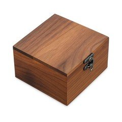 LONMAIX Handcrafted Walnut Wood Keepsake Box – 4.3 x Box-XPFH-11*11CM