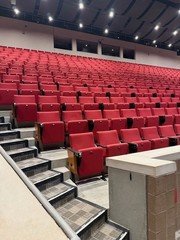 Lot 1600 used HIGH END AUDITORIUM SEATING real cinema movie chairs red