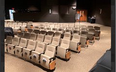 Lot 390 used HIGH END AUDITORIUM SEATING real cinema movie worship chairs