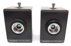 LOT OF 2: Vintage SANYO VDC 3800 CCD Video Camera Untested