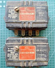 LOT OF 2 Vintage Sun Tachometer Transmitter EB 14A 12v 4 cylinder LOT OF 2