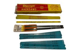 LOT of (25) ASSORTED 10” & 12” HACKSAW BLADES, STARRETT, ALLWAY, ECLIPSE