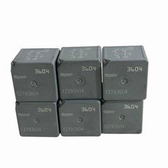 Lot of (6) TYCO 4 Pin Relays 12193604 / 3604 OEM Genuine GM
