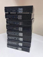 LOT OF 8x Dell 7040 7050 3050 Micro i5 8GB RAM with HDD or SSD, Win10 Pro, No AC