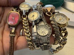 Lot Watch Timex, Bulova, Premium Designs Not Tested Vintage Style