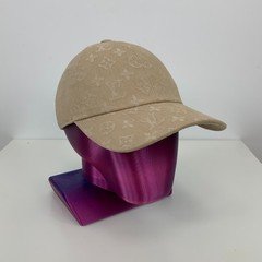 Louis Vuitton LV Monogram Logo Essential Cotton Baseball Cap Hat Beige Size M