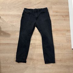 Lucky Brand 410 Athletic Straight Jeans Men’s 36x30 – Black Denim