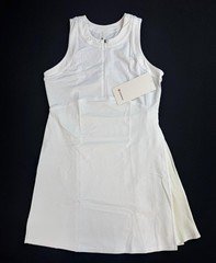 Lululemon Grid-Texture Sleeveless Tennis Dress.White Size 4. NWT