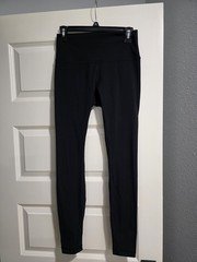 Lululemon Long leggings small pocket inside at top Black Size 8