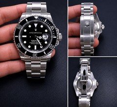Luxury stainless steel watch 