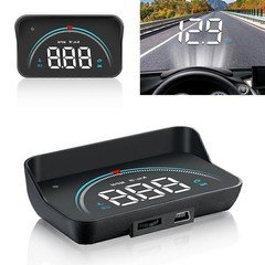M8 HUD Head-up Display OBD2 II Overspeed Warning System Speed Voltage Alarm Car