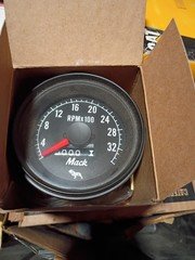 Mack Tachometer Bulldog New