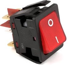 Magikitchn 60142401 Rocker Switch Red Lamp DPDT 120V Replacement - Free Shipping