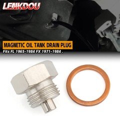 Magnetic Oil Tank Drain Plug For Harley Panhead Shovelhead FX 1971-84 FL 1965-84