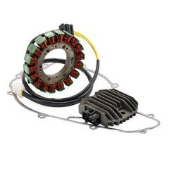 Magneto Stator + Voltage Rectifier  Gasket For KAWASAKI KLR 650 E 2008-2010