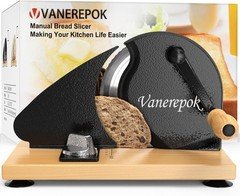 Manual Bread Slicer for Homemade Sourdough Bread Versatile Hand Crank Bread
