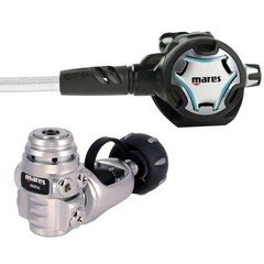 Mares Dual ADJ 62X Compact, Lightweight Scuba Diving Regulator, White, Yoke