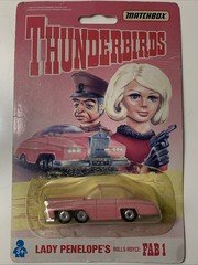 Matchbox 1992 Thunderbirds Lady Penelope’s Rolls Royce Fab 1 Pink Car