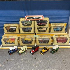 Matchbox Models Of yesteryear. Job Lot (121) 15 x trucks/vans in straw boxes. 