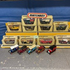 Matchbox Models Of yesteryear. Job Lot (127) 15 x trucks/vans in straw boxes. 
