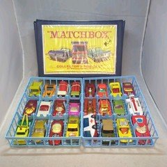 MATCHBOX SUPERFAST DIECAST lot of 24x models early 1970s in original carry case 