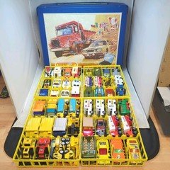 MATCHBOX SUPERFAST DIECAST lot of 50x models early 1980s in original carry case 