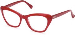 Max Mara MM5030 066 Red Cat Eye Plastic Optical Eyeglasses Frame 52-18-140 RX MM