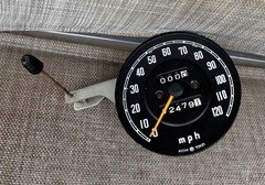 MAZDA ROTARY 1972-74 CAPELLA 616 GENUINE 120MPH DASH CLUSTER SPEEDO & TRIP METER