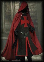 Medieval Templar Tunic & Cloak Renaissance Dress For Men LARP SCA