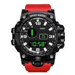 Men Waterproof Digital Sports Watch Military Tactical LED Backlight Wristwatch