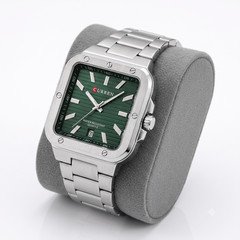 Men’s Business Quartz Watch Stainless Steel Bracelet Luminous Day Date