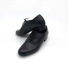 MEN'S PREMIUM BALLROOM SHOES Low Heel 1" s. US 7 W LEATHER FREED of LONDON 6598L