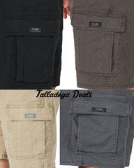 Mens Wrangler 5-Star Cargo Shorts w/ Stretch CAMO Above Knee CHOOSE COLOR & SIZE