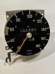 Mercedes 180 km/h Euro VDO Speedometer W123 300D 300TD 300CD 240D UNTESTED
