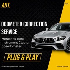 Mercedes Benz Cluster Odometer Mileage Correction Service Speedometer Repair