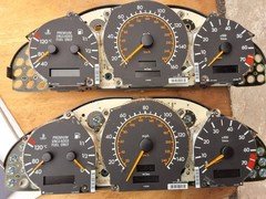 Mercedes W202 Single Instrument Instrument Cluster OEM VDO C220 C230 1993-2000
