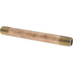 Merit Brass 2104-450 Pipe Nipple 1/4" NPT 4-1/2" Red Brass