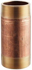Merit Brass 2112-400 Brass Nipple 3/4" x 4" MNPT