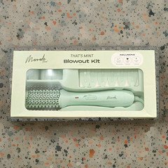 Mermade That's Mint Blowout Kit w/ Ionic Blow-Dry Brush, Rollers & Clips