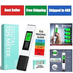 MEXYBE 2025 4 in 1 TDS Meter Digital Water Tester - Accurate & Reliable